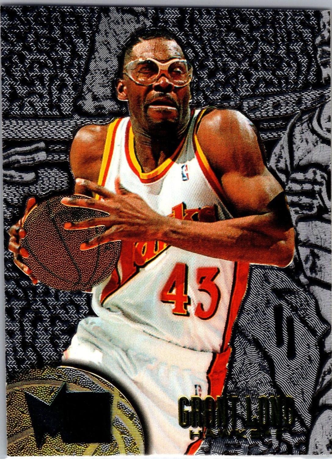 Grant Long #3 Basketball Cards 1995 Metal