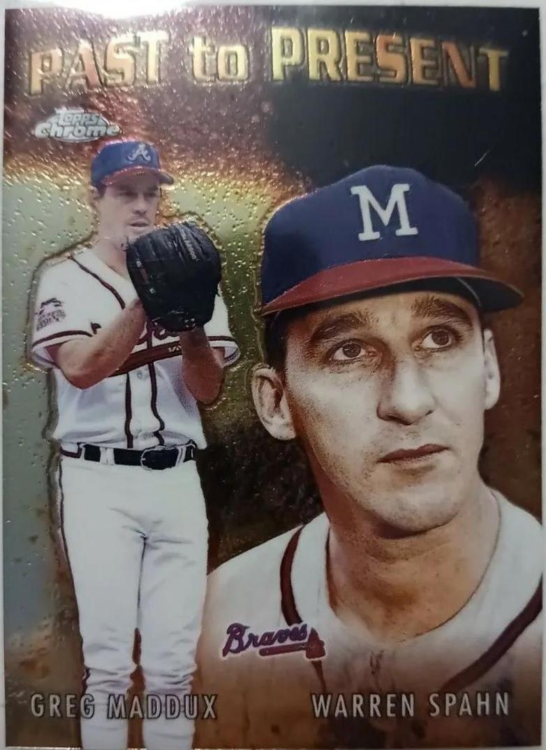 Greg Maddux #PTP2 Baseball Cards 2001 Topps Chrome Past to Present