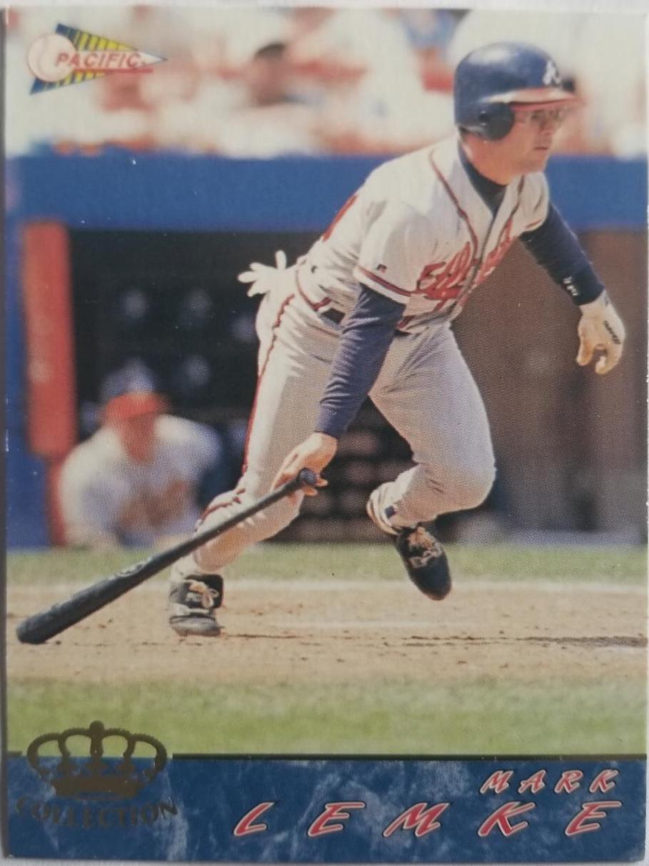 Mark Lemke #13 Baseball Cards 1994 Pacific Crown Collection