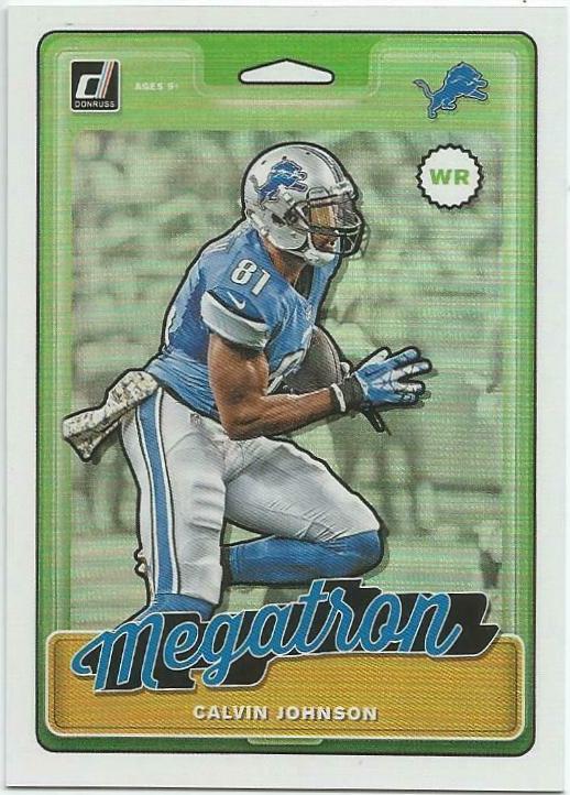 Calvin Johnson #NN 1 Football Cards 2019 Donruss Nicknames