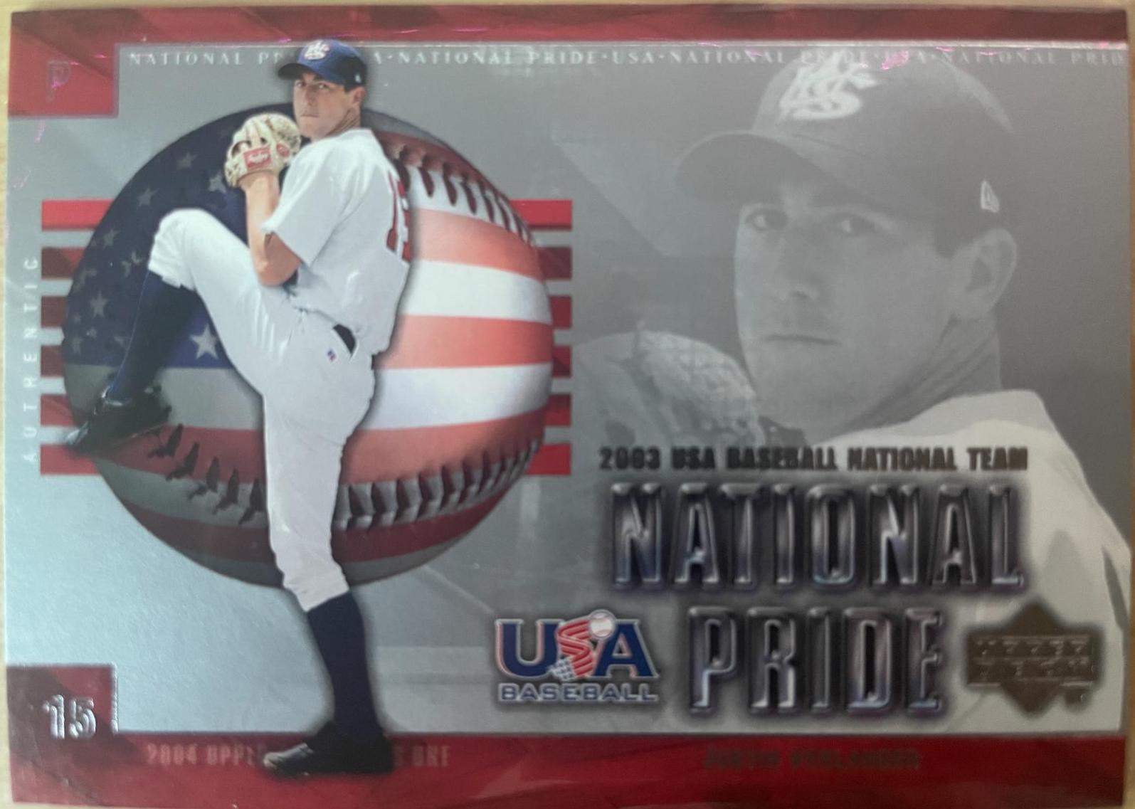 Justin Verlander #USA5 Baseball Cards 2004 Upper Deck USA Baseball National Pride