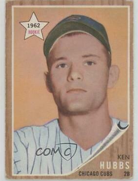 Ken Hubbs #461 Baseball Cards 1962 Topps