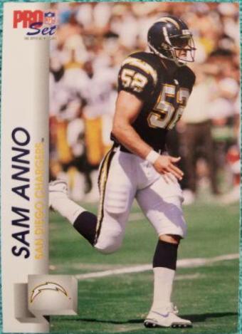 Sam Anno #635 Football Cards 1992 Pro Set