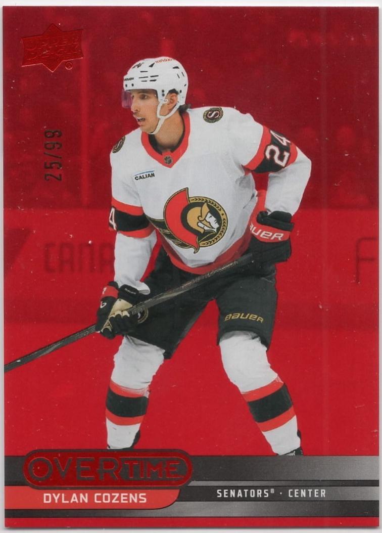 Dylan Cozens #21 2025 Upper Deck Overtime Hockey