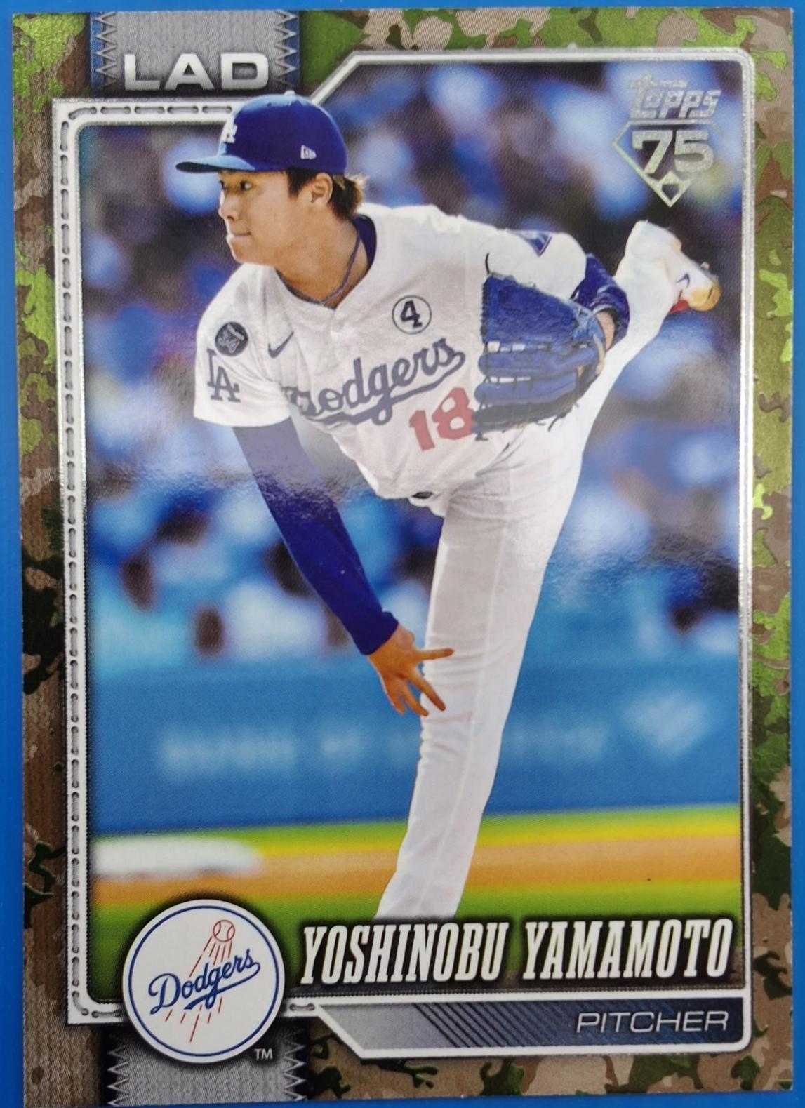 Yoshinobu Yamamoto [Wood] #90 Prices | 2026 Topps | Baseball Cards