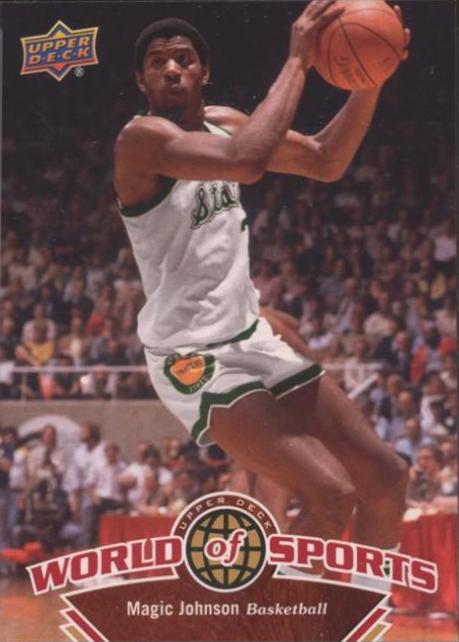 Magic Johnson #339 Basketball Cards 2010 Upper Deck World of Sports