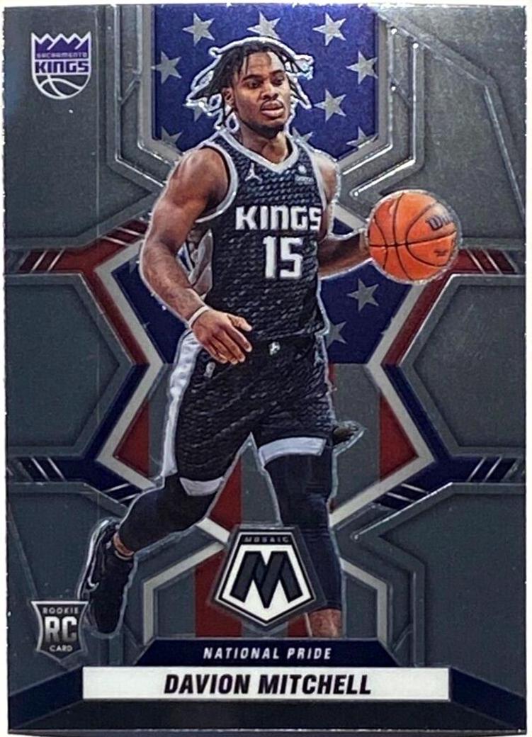 Davion Mitchell #254 Basketball Cards 2021 Panini Mosaic
