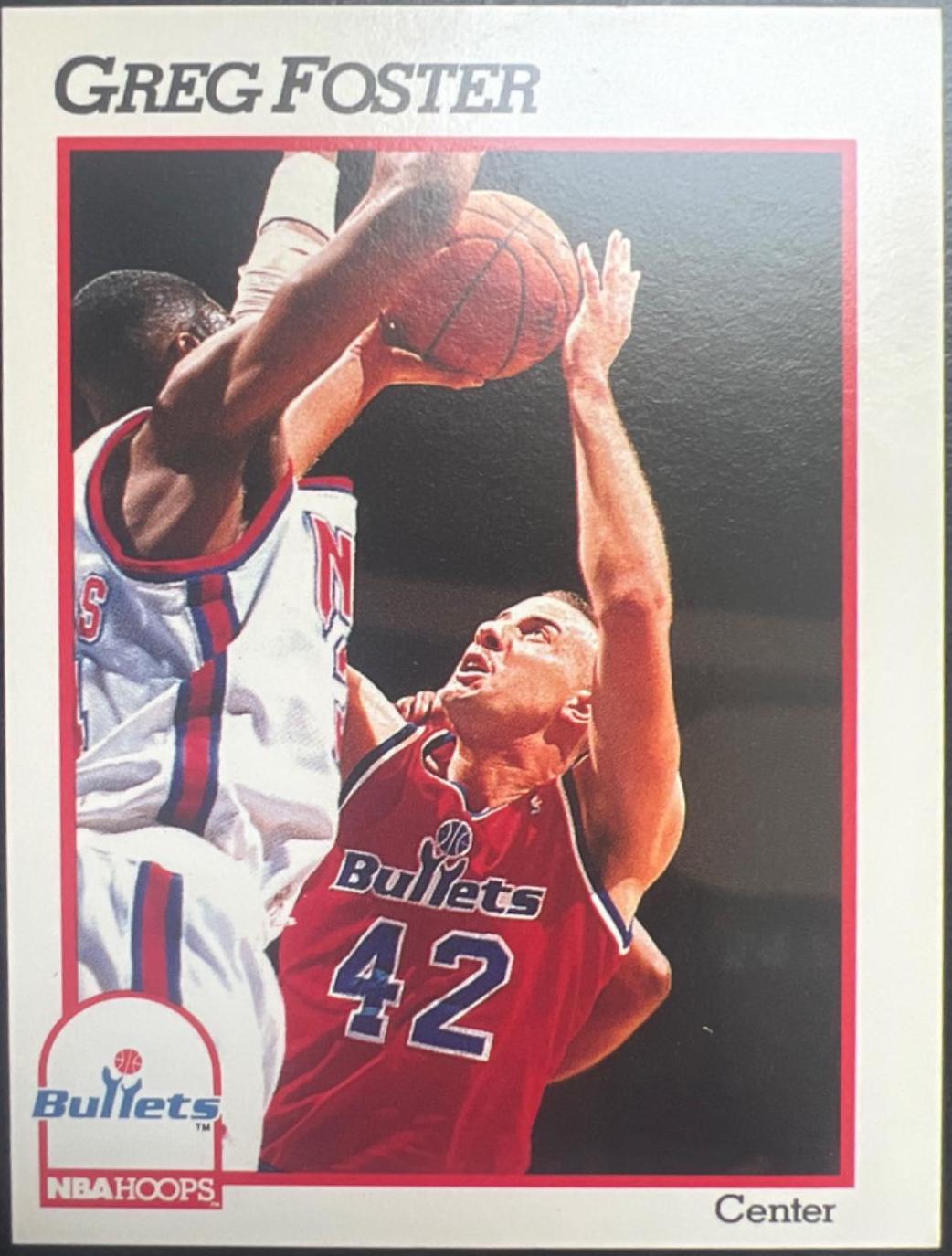Greg Foster #445 Basketball Cards 1991 Hoops