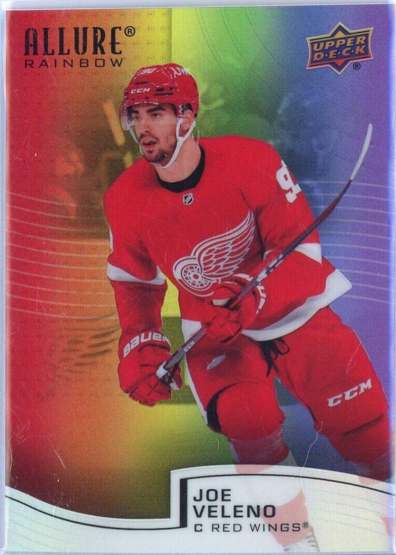 Joe Veleno #R-19 2021 Upper Deck Allure Rainbow Hockey