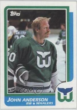 John Anderson #13 Hockey Cards 1986 Topps