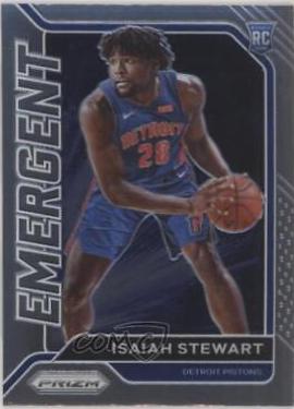Isaiah Stewart #2 Basketball Cards 2020 Panini Prizm Emergent