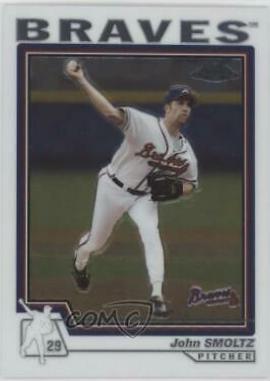 John Smoltz #45 Baseball Cards 2004 Topps Chrome