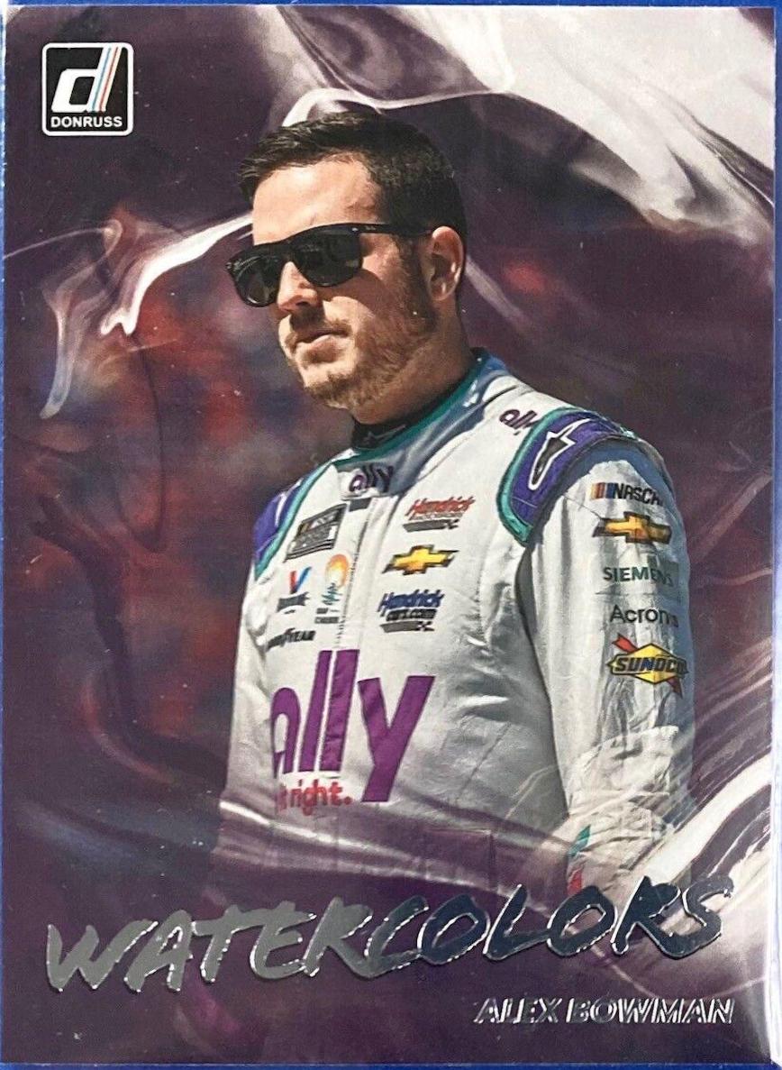 Alex Bowman #W-AB Racing Cards 2023 Panini Donruss NASCAR Watercolors