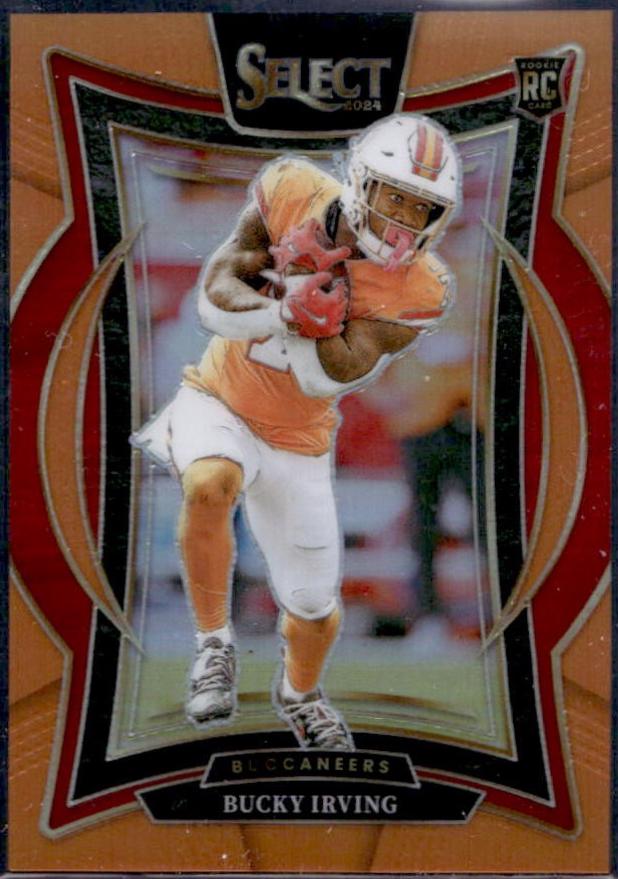 Bucky Irving [Orange Prizm] #4 Prices | 2024 Panini Select