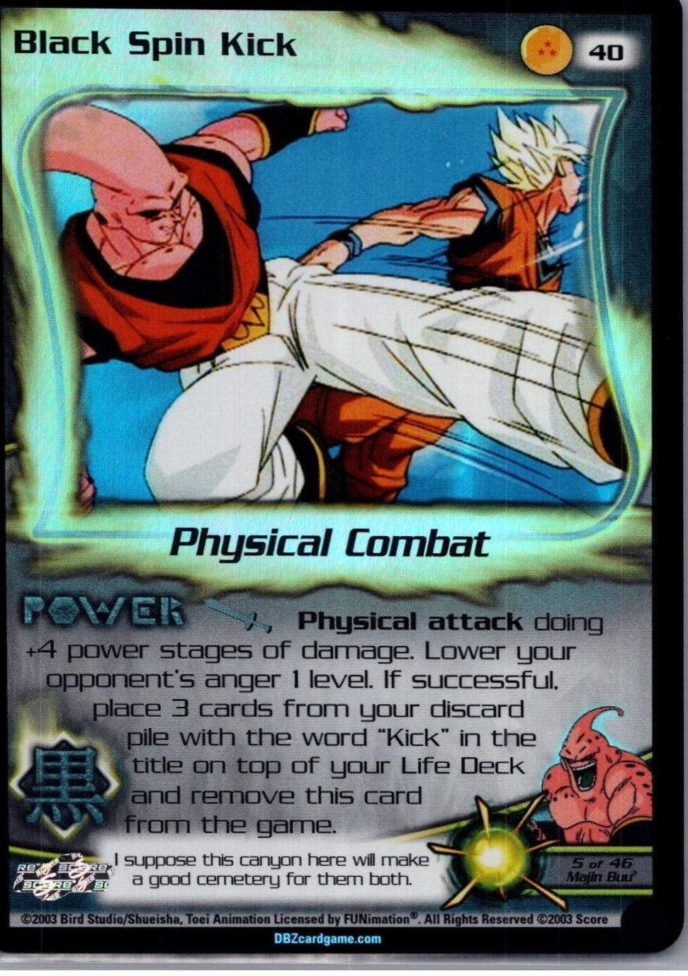 Black Spin Kick 40 Dragon Ball Z Fusion Saga