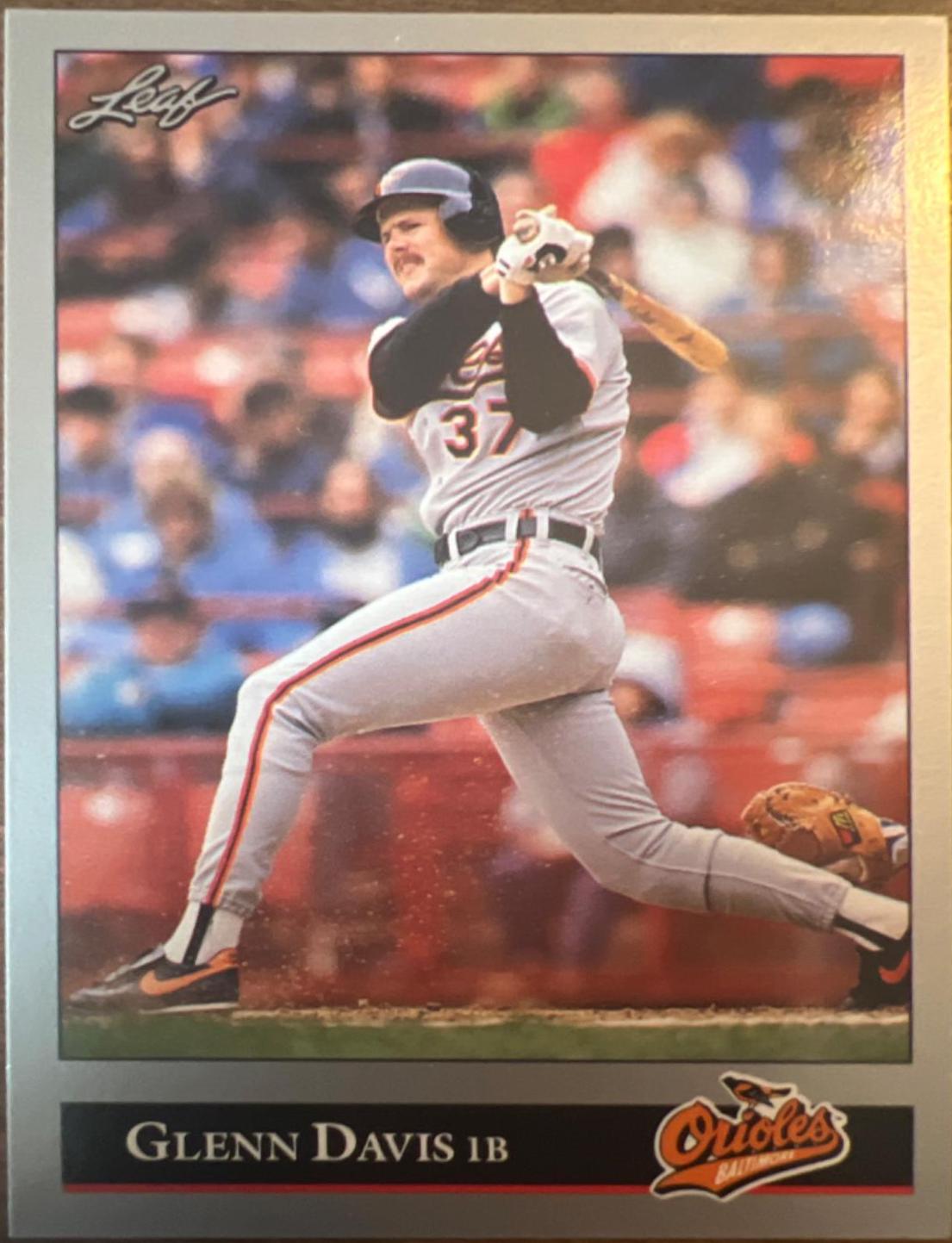 Glenn Davis #316 1992 Leaf Baseball