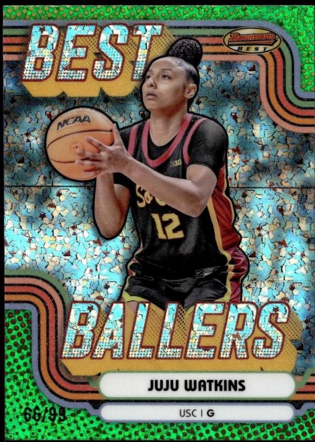 Juju Watkins [Green Mini-Diamond Refractor] #BB-24