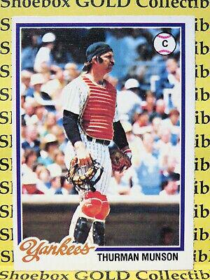 Thurman Munson #200 Baseball Cards 1978 O Pee Chee
