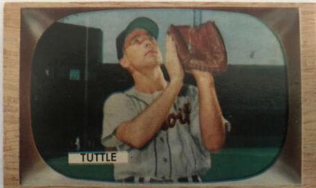 Bill Tuttle #35 Baseball Cards 1955 Bowman