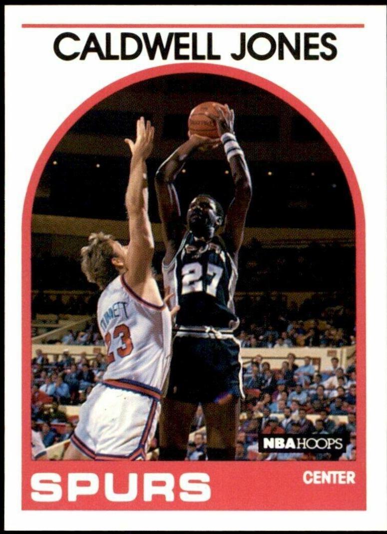 Caldwell Jones #347 Basketball Cards 1989 Hoops