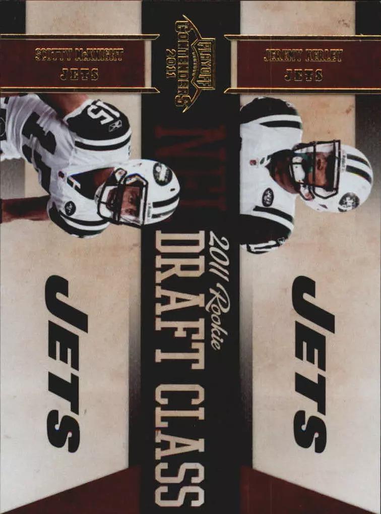 Scott McKnight / Jeremy Kerley #13 Football Cards 2011 Playoff Contenders Draft Class