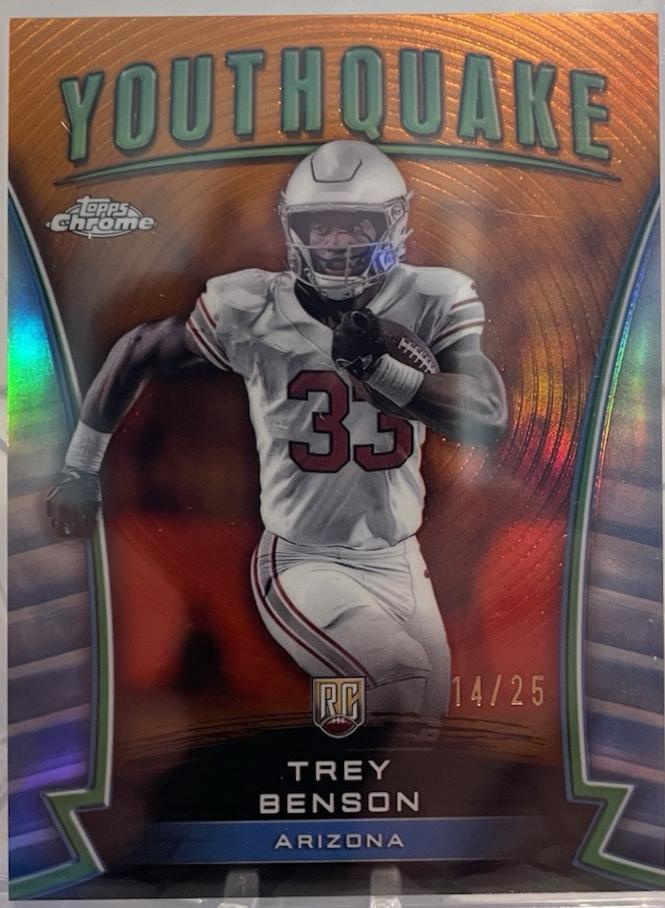 Trey Benson [Orange Refractor] #Y-23