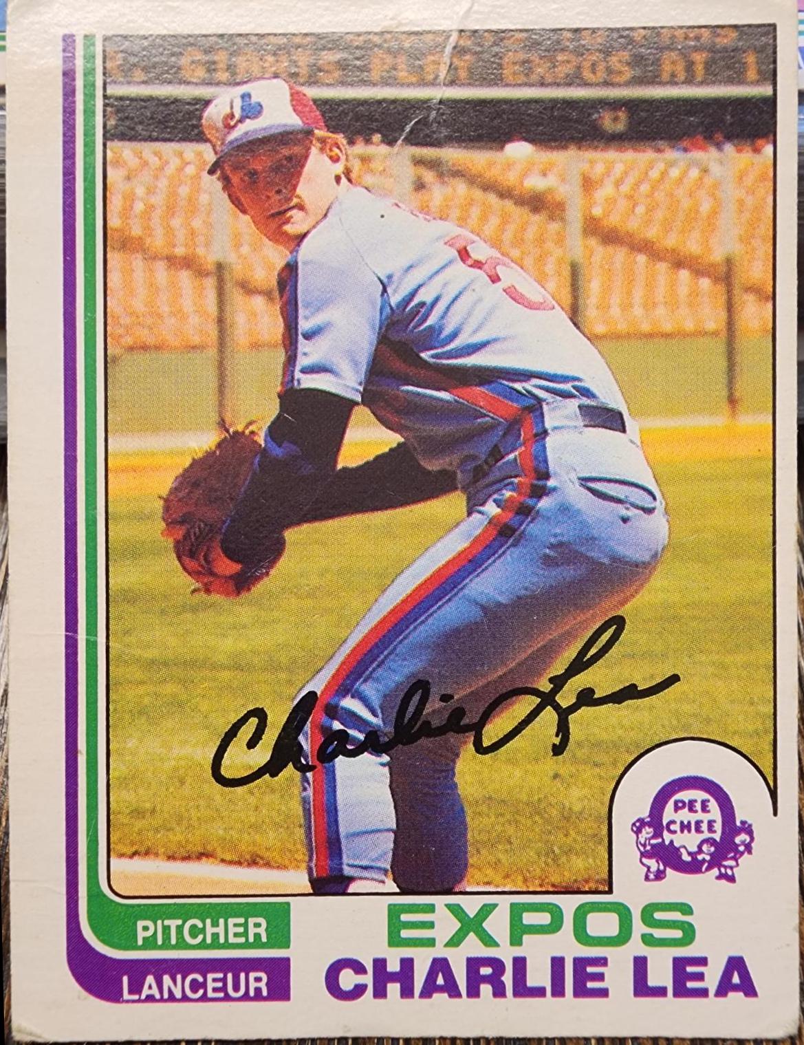 Charlie Lea #38 Baseball Cards 1982 O Pee Chee
