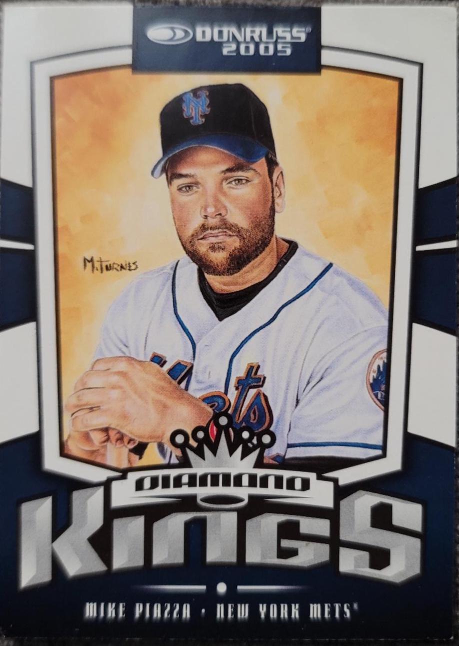 Mike Piazza #15 Baseball Cards 2005 Donruss Diamond Kings