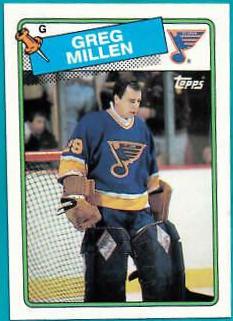 Greg Millen #117 Hockey Cards 1988 Topps