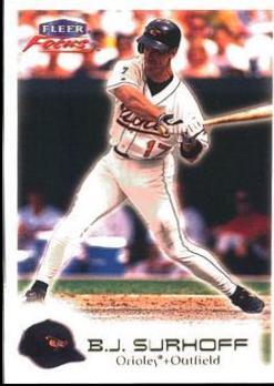 B. J. Surhoff #38 Baseball Cards 2000 Fleer Focus