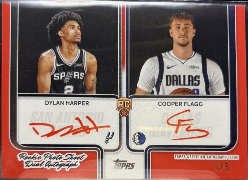 Cooper Flagg / Dylan Harper [Red] #RPD-CF