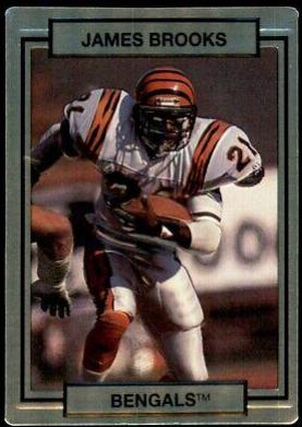 James Brooks #31 Football Cards 1990 Action Packed