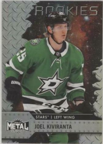 Joel Kiviranta #123 Hockey Cards 2020 Skybox Metal Universe