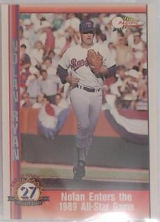 Nolan Enters the 1989 All Star Game