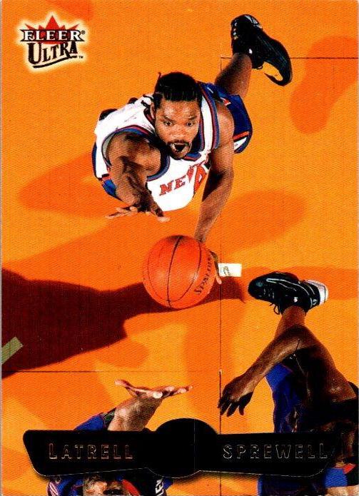 Latrell Sprewell #16 Basketball Cards 2001 Ultra