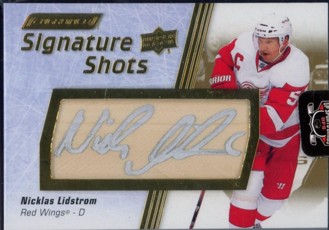 Nicklas Lidstrom #SS-NL 2024 Upper Deck Engrained Icons Signature Shots Hockey