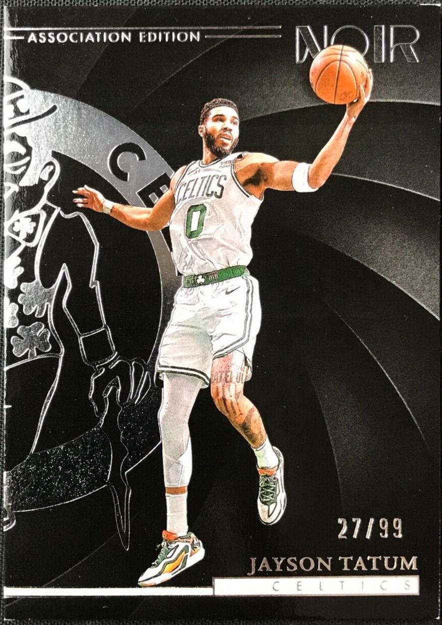 Jayson Tatum #2 Basketball Cards 2023 Panini Noir