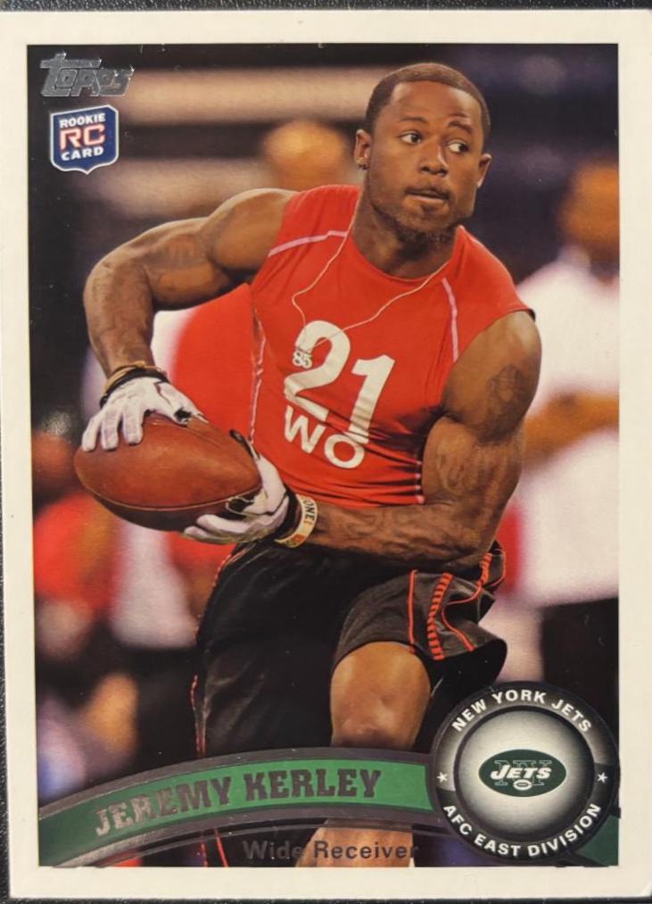 Jeremy Kerley #95 Football Cards 2011 Topps
