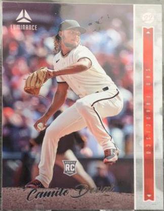 Camilo Doval #9 Baseball Cards 2022 Panini Chronicles Luminance