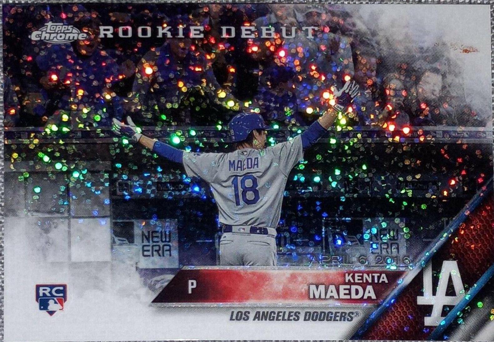 Kenta Maeda #HMT7 Baseball Cards 2016 Topps Chrome Update
