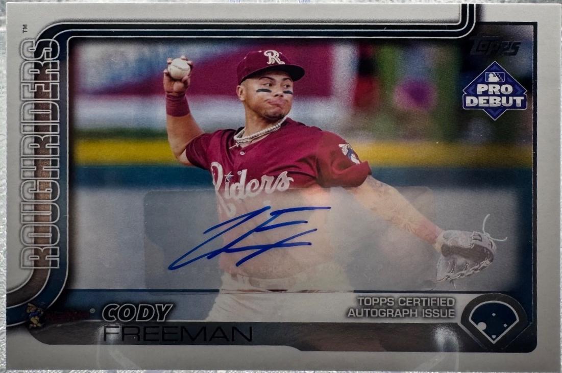 Cody Freeman [Autograph] #PD-97 Prices | 2025 Topps Pro Debut ...