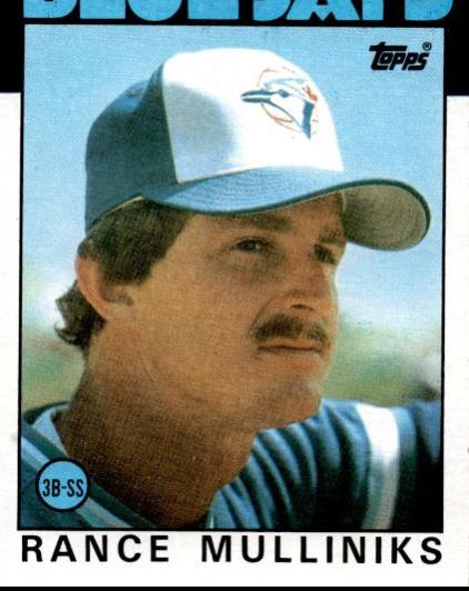 Rance Mulliniks #74 Baseball Cards 1986 Topps