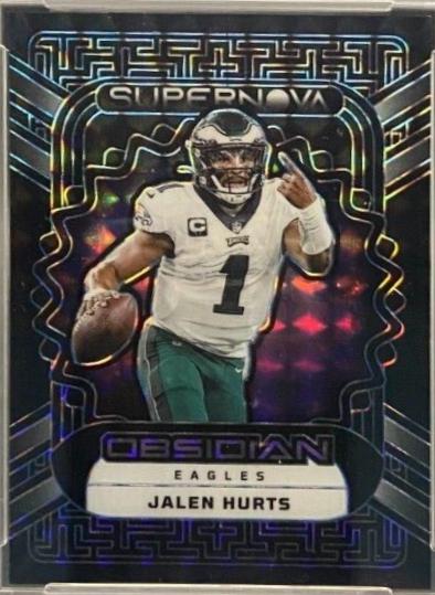 Jalen Hurts [Blue Finite Electric Etch] #7