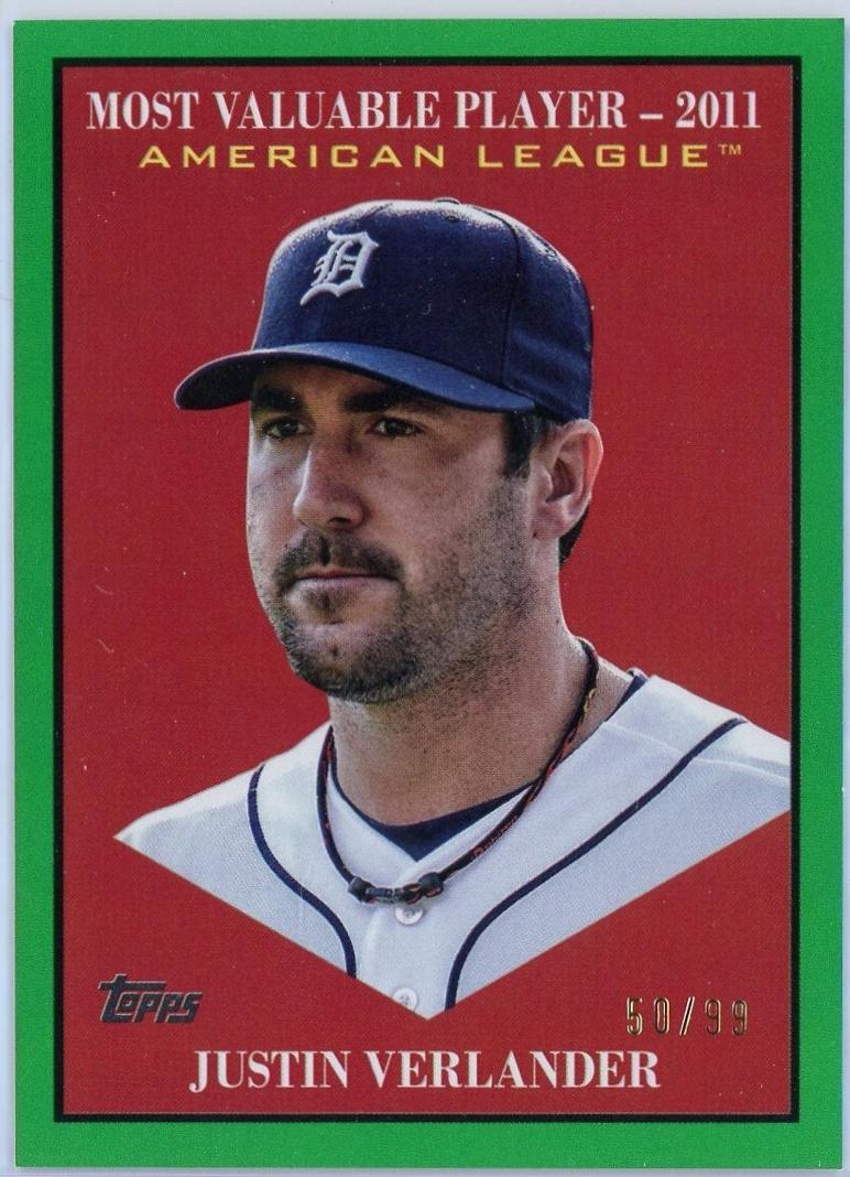 Justin Verlander [Green Foil] #MV-19