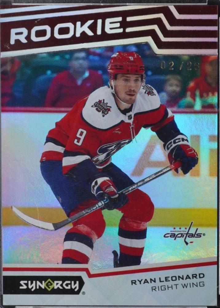 Ryan Leonard #SR-30 2025 Upper Deck Extended Series Synergy Rookie Hockey