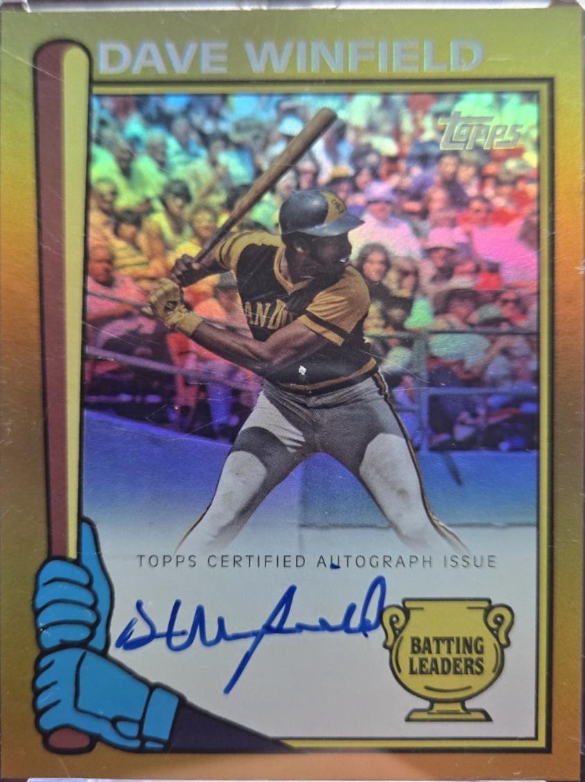 Dave Winfield [Gold] #90BLA-DW
