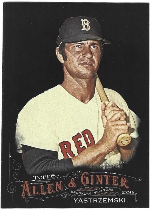 Carl Yastrzemski #187 2016 Topps Allen & Ginter X Baseball