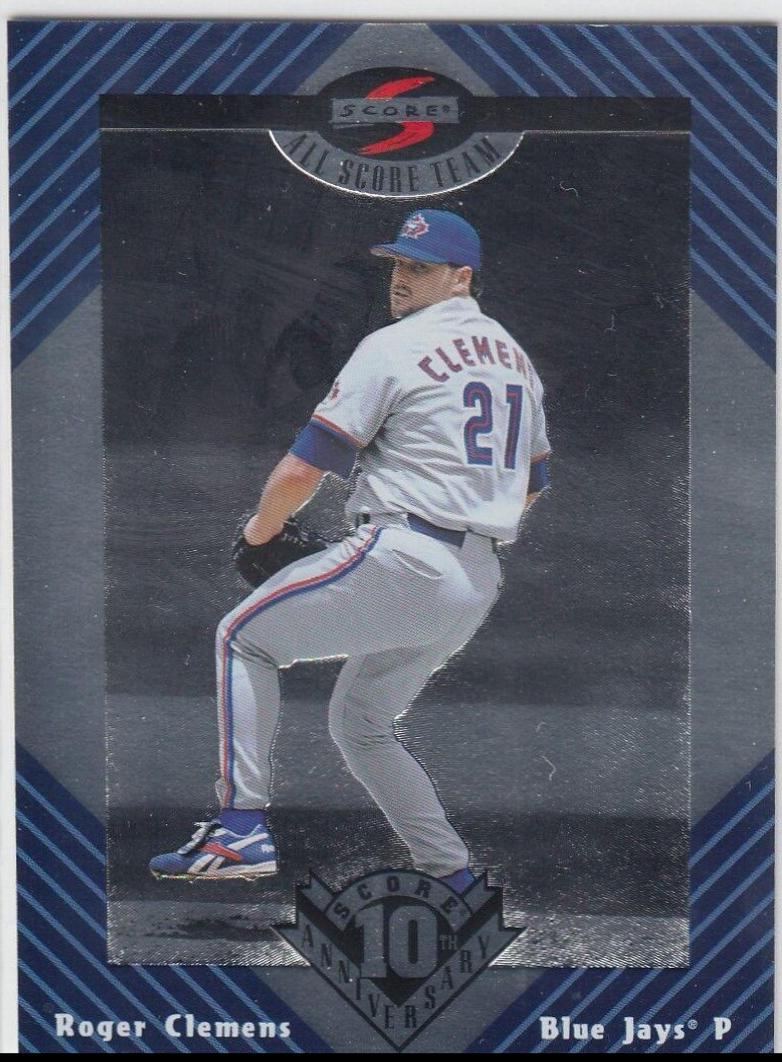 Roger Clemens #17 Baseball Cards 1998 Score All Team