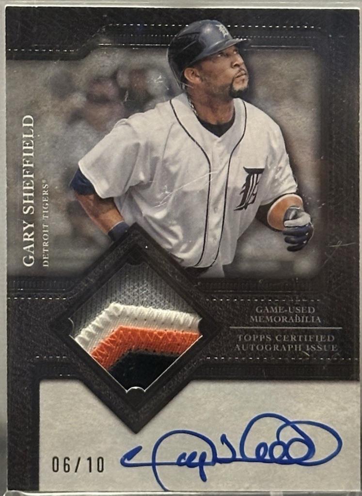 Gary Sheffield #TFAP-GARY Baseball Cards 2025 Topps Flagship Autograph Patch