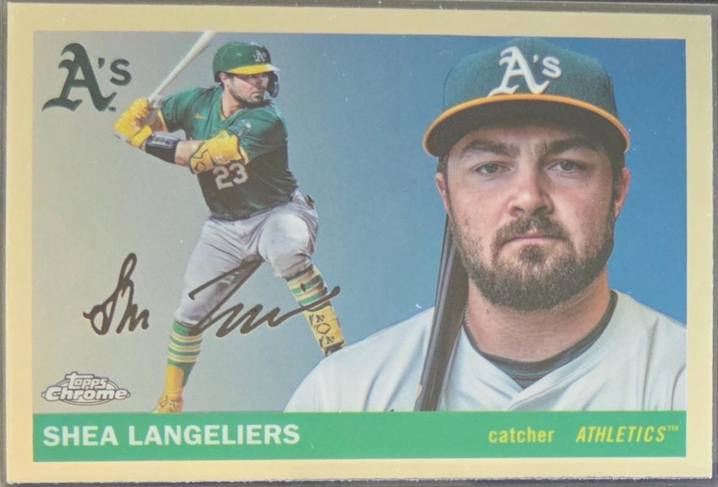 Shea Langeliers #51 2025 Topps Chrome Platinum Baseball